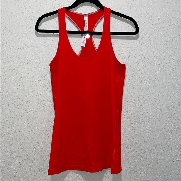lululemon athletica Tops - Lululemon Athletica Vibrant Red Tank Top